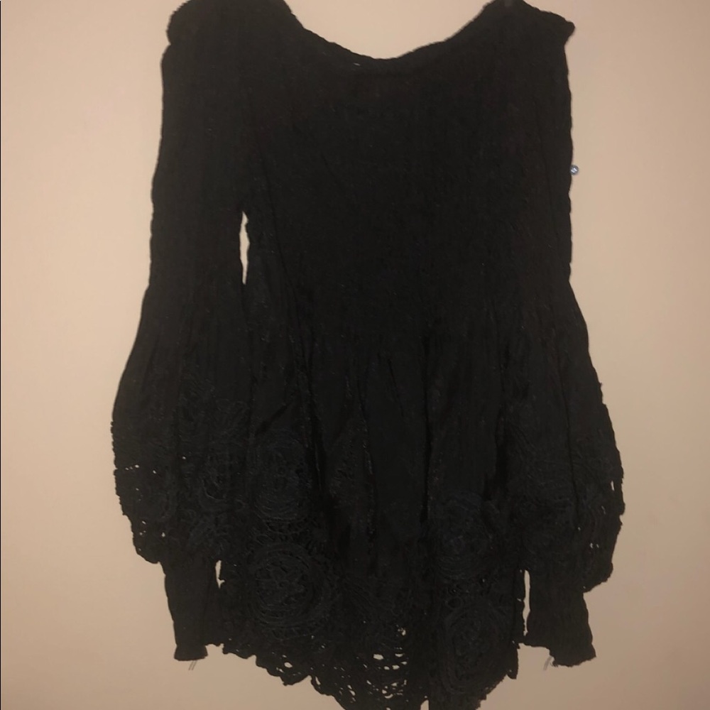 Black Off the Shoulder Blouse